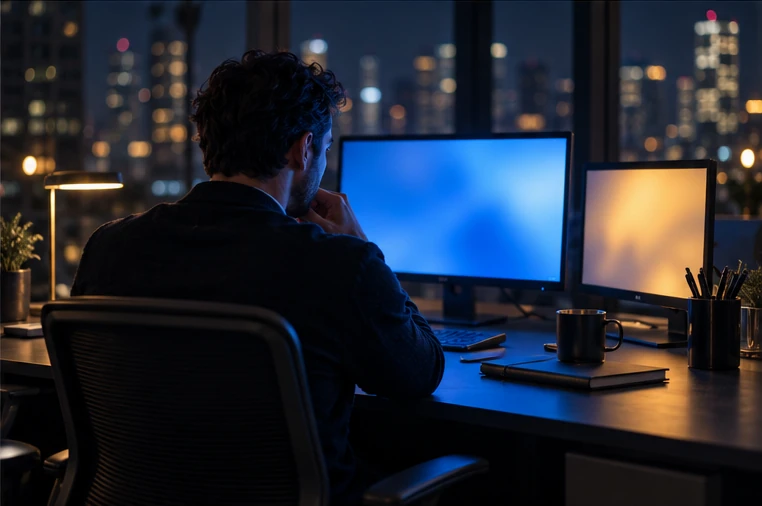Online casino operator reviewing bonus and promotion data on a screen